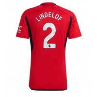 Manchester United Victor Lindelof #2 Domáci futbalový dres 2023-24 Krátky Rukáv